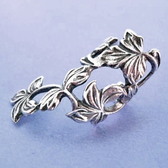 Sterling Silver Left Ear Climber - Picture 2 of 4